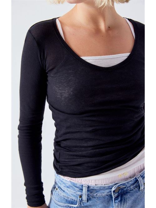 maglia massachussets American vintage | MAS02DH26NERO